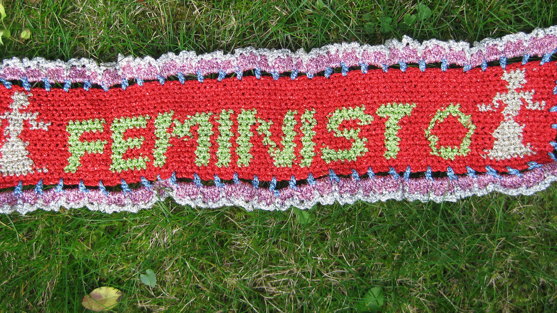 Su Richardson, Feministo Banner, 1976  Courtesy the artist