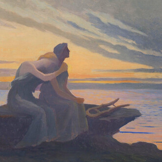 Alphonse Osbert, Rêve du soir, 1901. Avec l’aimable autorisation du Palais Lumière 