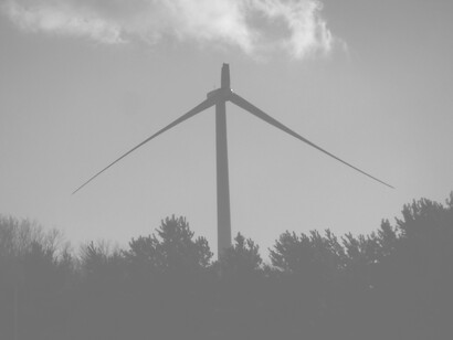 Blade thrown off of a wind turbine, Wyoming County, New York, 2014 © Rich Davenport  