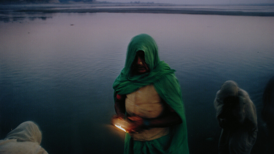 Shinya Fujiwara, “The heart chooses at the time of death, whether to be wondering in darkness or filled with light” From the series of 'Memento-Mori', 1972. Collection of Tokyo Photographic Art Museum