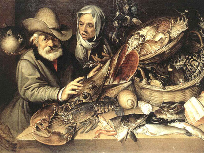 Bartolomeo Passerotti, La bottega del pescivendolo