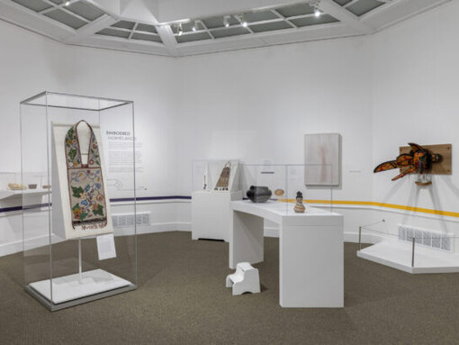 Across boundaries across barriers, exhibition view. Courtesy of DeCordova Sculpture Park and Museum