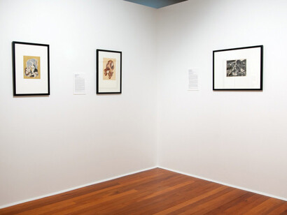 Reviving the print, exhibition view. Courtesy of Dunedin Public Art Gallery