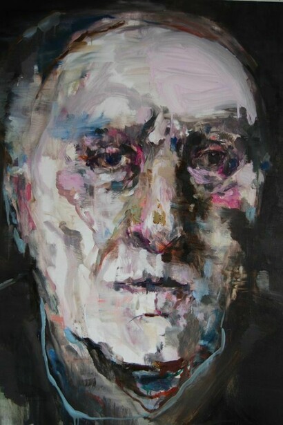 Edwige Fouvry, Vieil Homme, 2013 I Oil on canvas I 39 x 47 inches