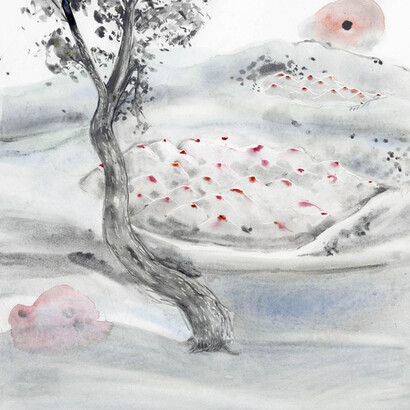 Dan Jian, Landscape 4, 2025. Courtesy of Cris Worley Fine Arts