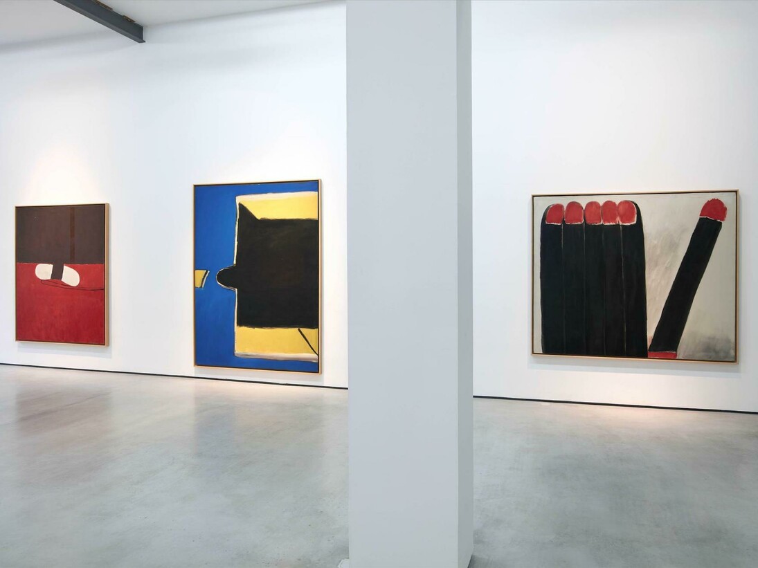 José Guerrero, Exhibition view. Courtesy of Galería Cayón