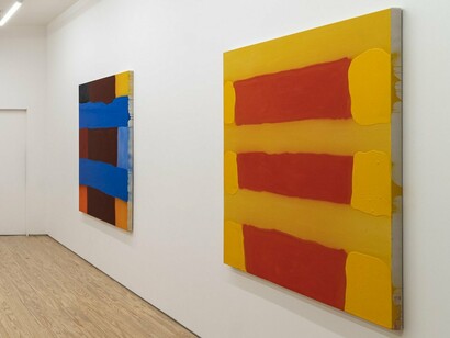 Installation View, Hasani Sahlehe, We Don’t Even Know What Song We’re Gonna Sing Today. Photo by Cary Whittier. Courtesy of March Gallery