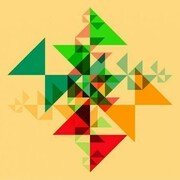 Alexandre Wollner, Konstellation e3, aus der Serie Formulierung - Interaktion -Artikulation, 2010, Digitaler Druck, 50 x 50 cm