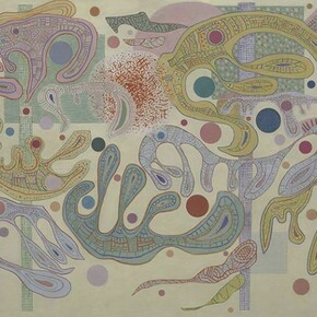 Capricious Forms (Formes capricieuses), July 1937, Oil on canvas, 88.9 x 116.3 cm, Solomon R. Guggenheim Museum, New York, Solomon R. Guggenheim Founding Collection © 2013 Artists Rights Society (ARS), New York/ADAGP, Paris