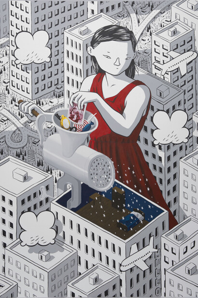 Millo & Hikari Shimoda. Courtesy of Dorothy Circus Gallery
