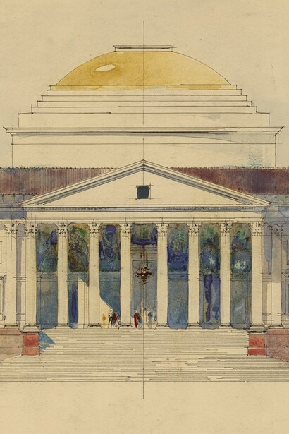 Viceroy's House, New Delhi by Edwin Lutyens 1912 (c) RIBA Collections