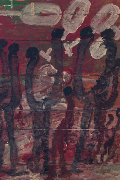 Purvis Young. Courtesy of James Fuentes Gallery