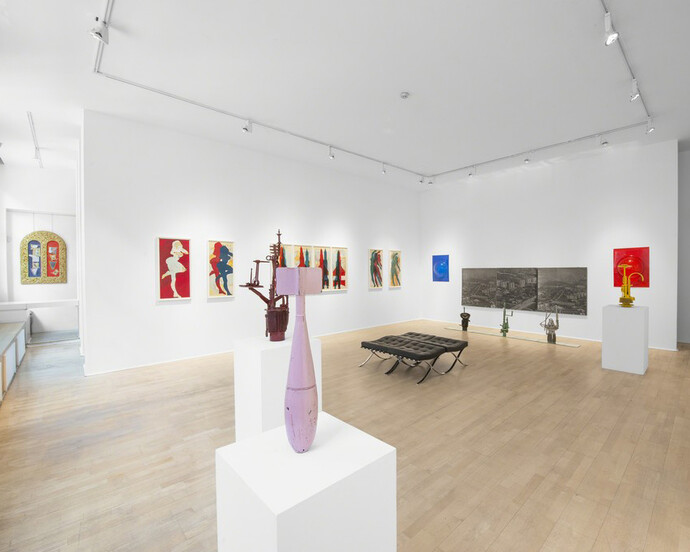Stano Filko, Exhibition view. Courtesy of The Mayor Gallery