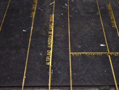 Nadia Kaabi Linke, Detail from Modular I, 2014