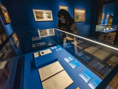 Lange de Morretes, entre-paisagens, vista da exposição. Cortesia do Museu Paranaense