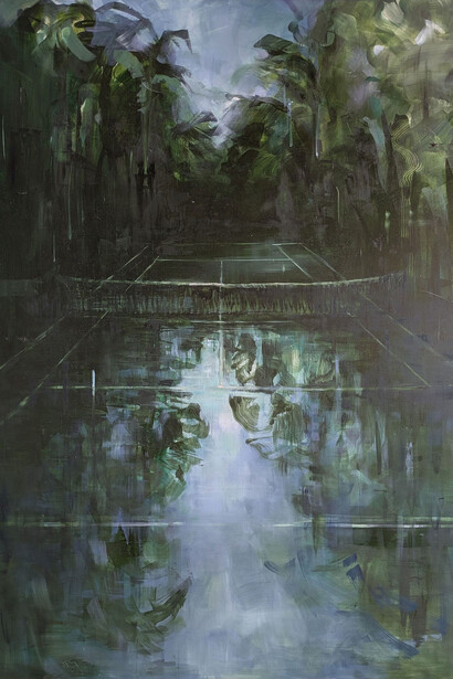 Arianna Matta, Black mirror (dettaglio), 2025. Cortesia di Galleria Forni