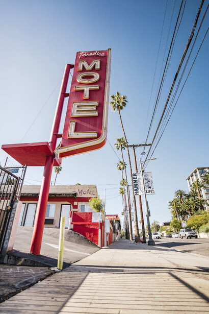 Paradise Motel, Sunset Boulevard, Los Angeles, California, Stati Uniti