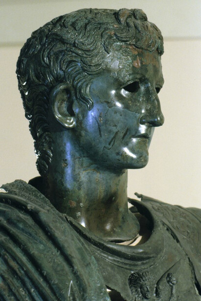 Germanicus Iulius Caesar particolare del volto