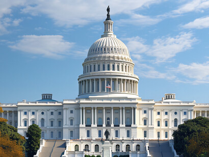 The US Capitol stands as a symbol of the representative governance that, as the article argues, is essential for securing economic sovereignty and national autonomy