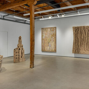 Eva Jospin, Vanishing points, exhibition view. Courtesy of Mariane Ibrahim