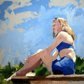 Mark Tennant, Untitled 30, oil on canvas, 48x60 inches. Courtesy of Georges Bergès Gallery