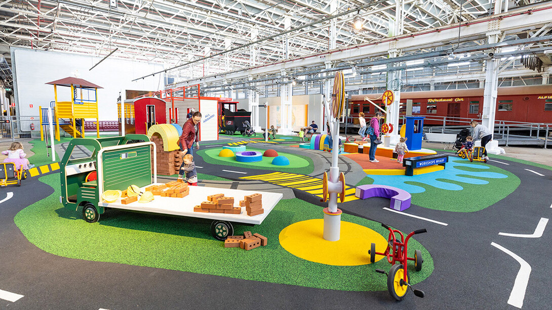 Play central, exhibition view. Courtesy of Queens Museum