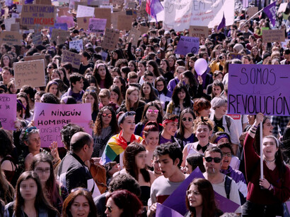 Marchas del día internacional de la mujer alrededor del mundo