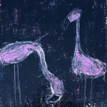 Elisa Abela, Fenicotteri (detail). Courtesy of Maja Arte Contemporanea