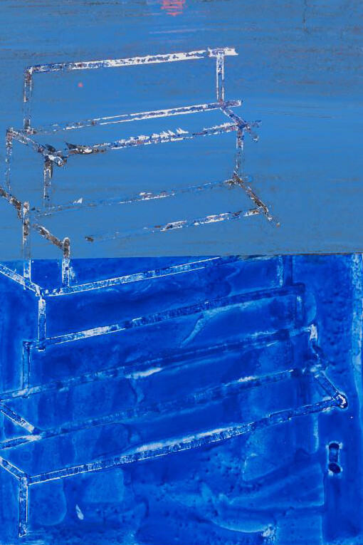 Liz Rundorff Smith, Thinning (detail), 2025. Courtesy of Susan Eley Fine Art