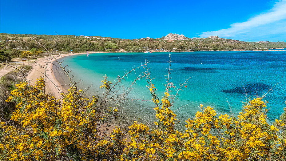Le saline Palau, Sardegna. Hotel Delphina