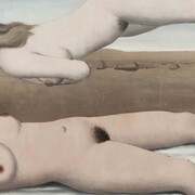 Paul Delvaux, The Dream (1935), oil on canvas © Fondation Paul Delvaux, Sint-Idesbald/Belgium, c/o Pictoright Amsterdam 2017