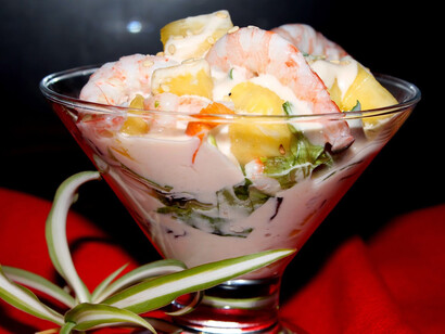 Cóctel de gambas