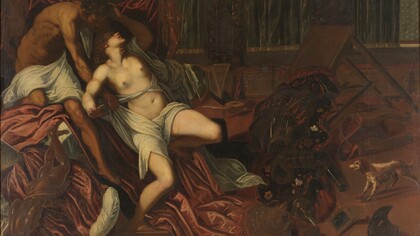 «La violencia de Tarquino» (siglo XVI), Tintoretto