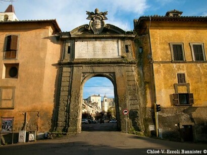 One of the principal gates of San Martino al Cimino  