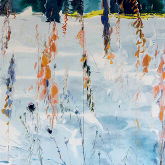 Eric Aho, Sugar snow (detail), 2025. Courtesy of DC Moore Gallery