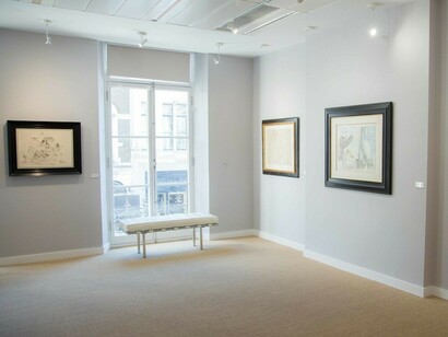 Picasso on Paper, Exhibition view. Courtesy of Omer Tiroche Gallery