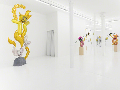 Adam Parker Smith, Exhibition view. Courtesy of The Hole