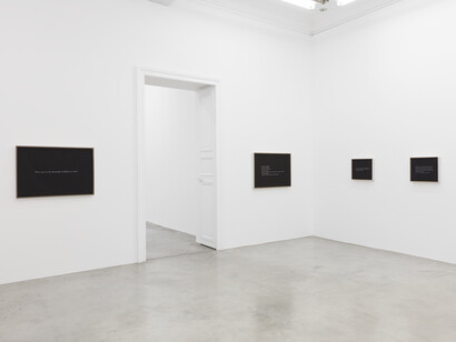 View of the exhibition “Parce que” at Perrotin Paris 13 octobre – 22 décembre 2018