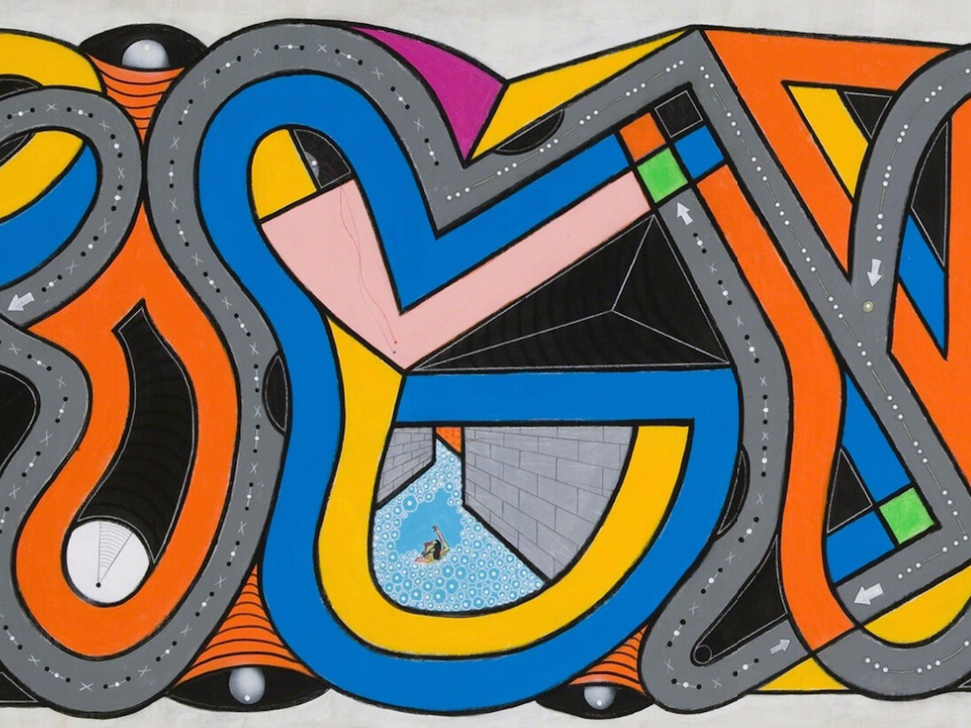 Luis Cruz Azaceta. Swimming to Havana, 2009. Courtesy of Lyle O. Reitzel