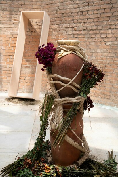 Dan Lie, Deixar ir, vista da exposição. Cortesia da Pinacoteca