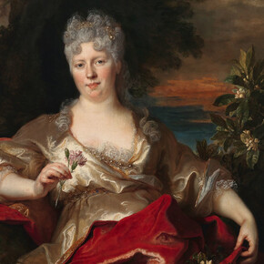 Nicolas de Largilliere, Portrait of Unknown Lady (between 1690 - 1746 ?), Oil on canvas, 138.5 x 106.1 cm, © Julian Opie
