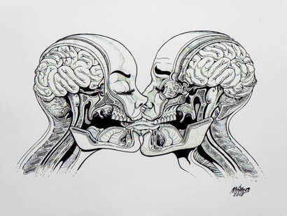 Endless Layers till Consciousness. Courtesy of Mirus Gallery