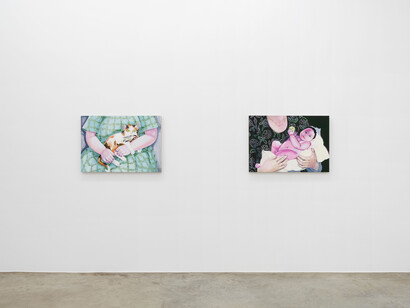 Nikki Maloof, Around the clock, exhibition view. Courtesy of Galerie Perrotin 