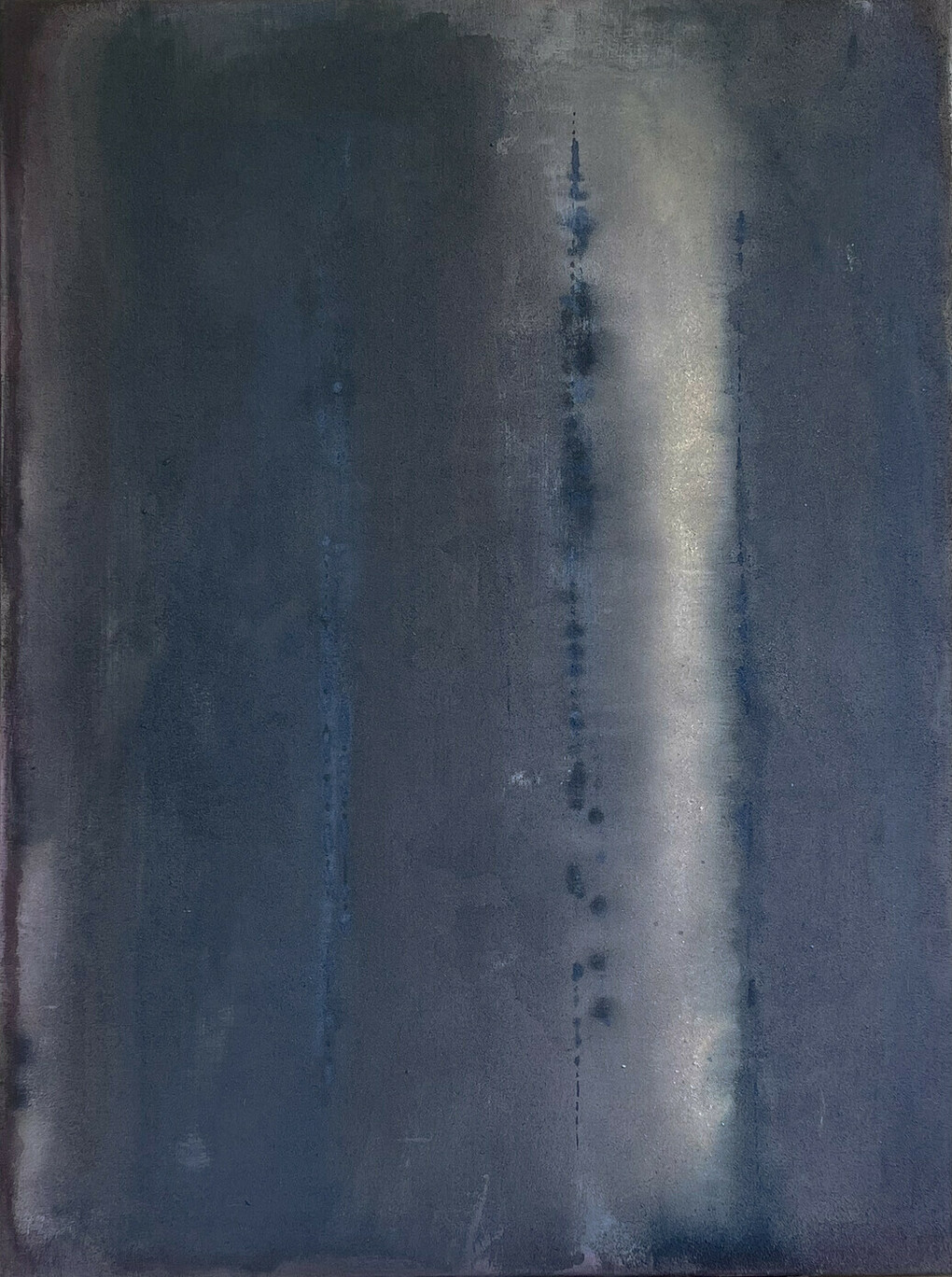 Laura Manuel, Untitled, Acrylic and Sand on Canvas 36 x 48" / 2023