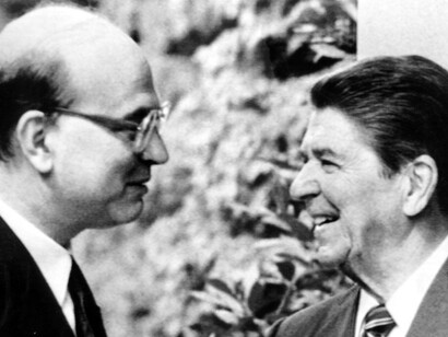 Bettino Craxi e Ronald Reagan