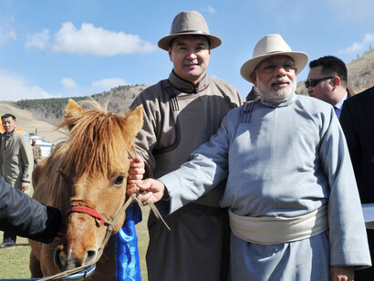 Prime Minister Narendra Modi in Mongolia