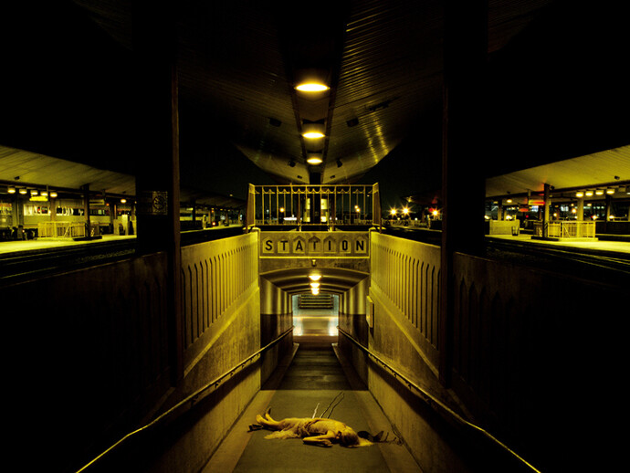 Melanie Pullen, Station (Metro Series), 2005, C-print, 55 x 70.75 inches