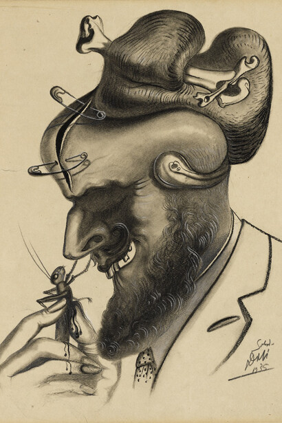 Dali - Dessin pour American Weekly, 1935