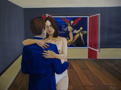 Devotion, 2016, oil on canvas, 91x123cm © Philipp Rudolf Humm