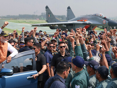 Indian Prime Minister Narendra Modi visited the Adampur Air Force Base in Punjab on May 13, 2025, to honor the success of the four-day military operation that struck terror infrastructure in neighboring Pakistan